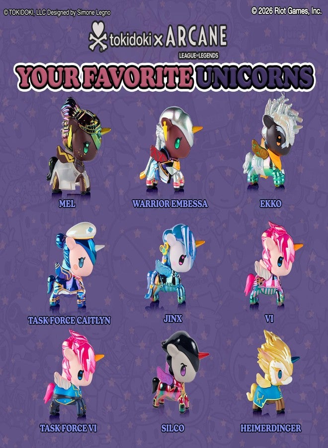 tokidoki™ x Arcane Unicorno™ Black Light Chrome Blind Box - 1 Pack of Cute Mystery Mini Collectibles - Collectible Art for Boys & Girls - 2.75 Inches Miniatures & Blindbox Figures - Image 3