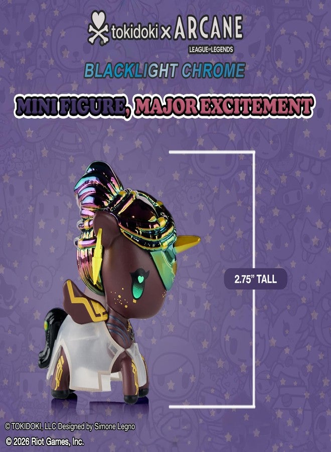 tokidoki™ x Arcane Unicorno™ Black Light Chrome Blind Box - 1 Pack of Cute Mystery Mini Collectibles - Collectible Art for Boys & Girls - 2.75 Inches Miniatures & Blindbox Figures - Image 5