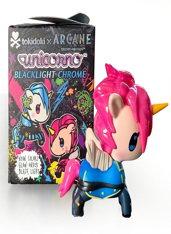 tokidoki™ x Arcane Unicorno™ Black Light Chrome Blind Box - 1 Pack of Cute Mystery Mini Collectibles - Collectible Art for Boys & Girls - 2.75 Inches Miniatures & Blindbox Figures - Image 1