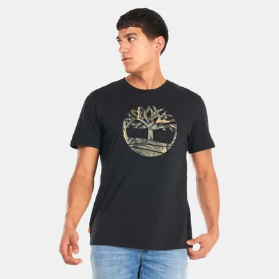 Timberland Men's Tree Logo Seasonal Camo T-Shirt