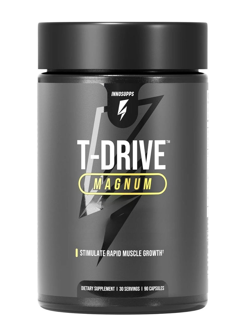 InnoSupps T-Drive Magnum Supercharged Muscle Growth Complete Formula 90 Capsules