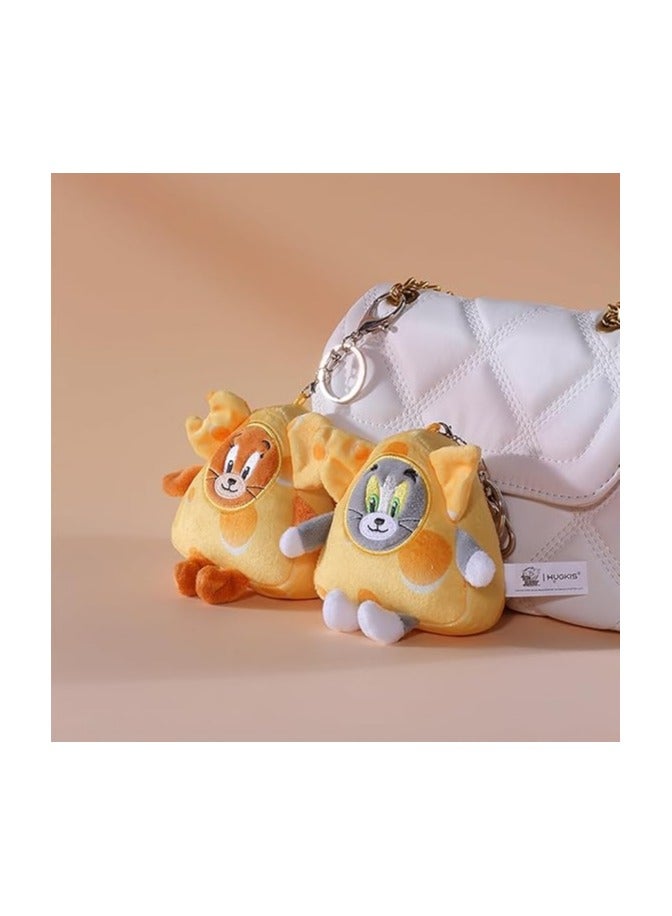 general Tom-Cat with Jerry-Mouse Plush Toy Keychain and Backpack, Tom-Cat with Jerry-Mouse Plush Toy - Image 2