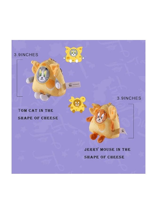 general Tom-Cat with Jerry-Mouse Plush Toy Keychain and Backpack, Tom-Cat with Jerry-Mouse Plush Toy - Image 3