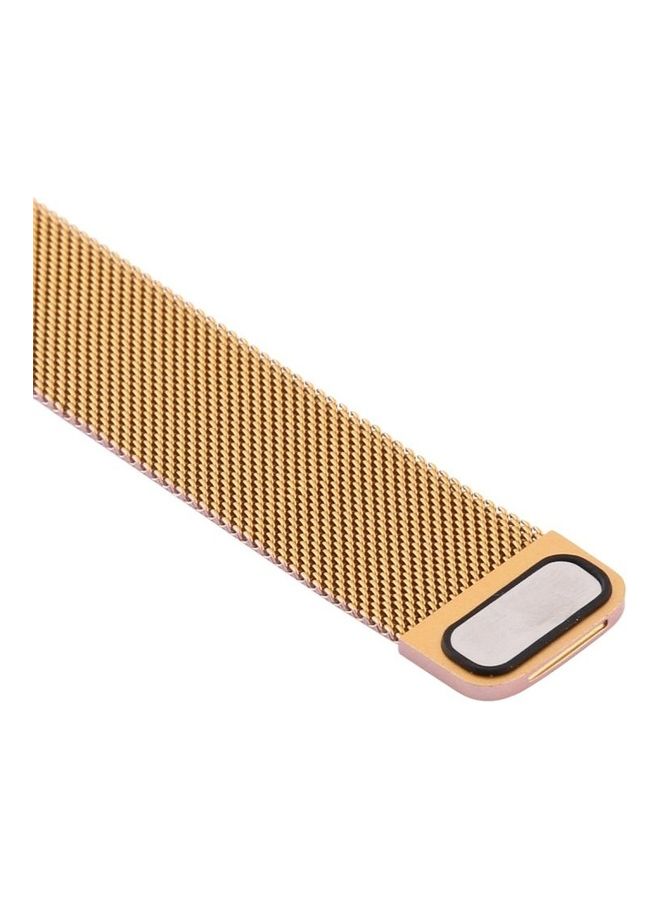 NIBEMINENT Replacement Strap Watchband For Apple Watch Series 6/SE/5/4/3/2/1 42 - 44mm Gold/Rose Gold - Image 5