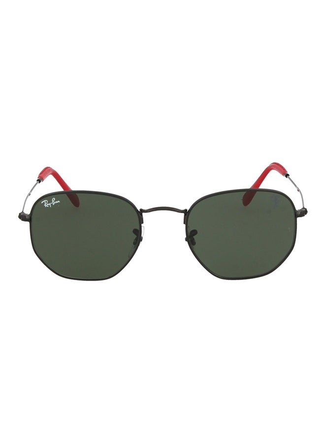 Unisex Ferrari Oval Sunglasses - RB3548NM-F00931-51 - Lens Size: 51 mm - Black
