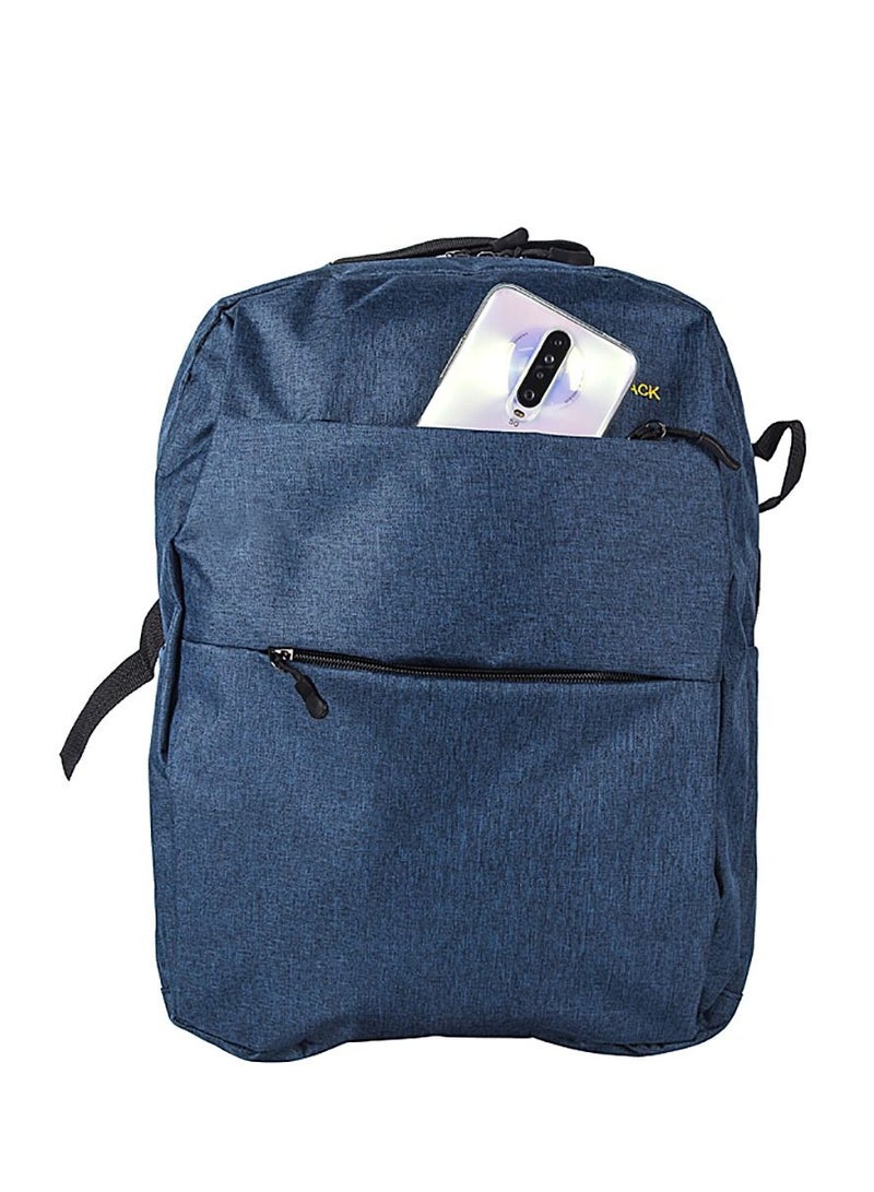 Unisex 3-Piece Nylon Waterproof with USB Charging Port Large Capacity Men‘s Business Backpack 15.6 Inch Laptop Bag for Travel Commute with One Shoulder Cross-body Bag and Pencil Case  - Image 5