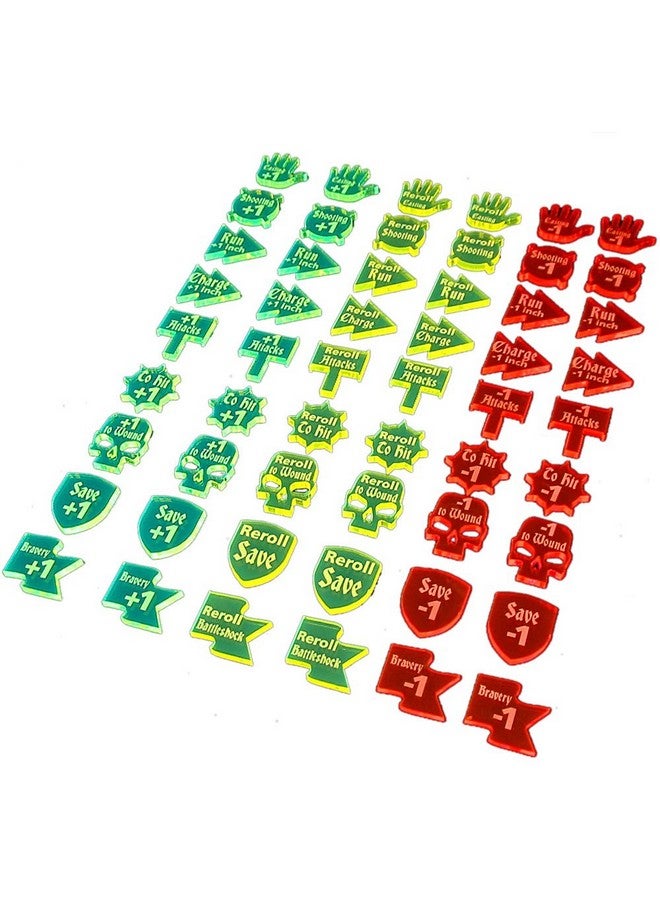 LITKO Buffs & Debuffs Token Set Compatible With Aos 1St & 2Nd Edition Multicolor (54) - Image 1