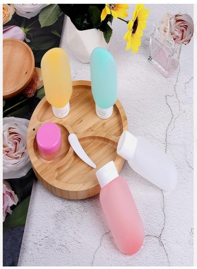 TINSICO Refillable Bottles for Toiletries, Travel Shampoo Bottle Set, Travel Toiletry Bottles, Small Bottles for Travel Leakproof Mini Travel Essentials- 60ml (Pack OF 4) - Image 3