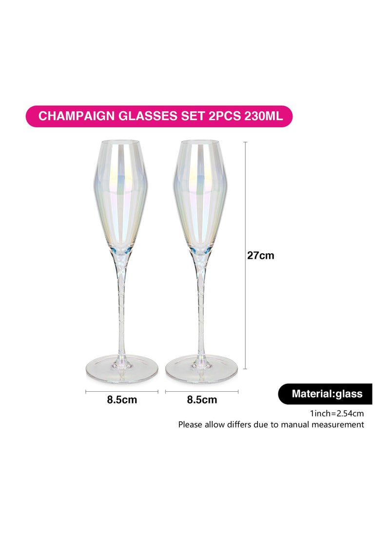 Fissman Champagne Glass Set of 230ml/2pcs  - Image 2