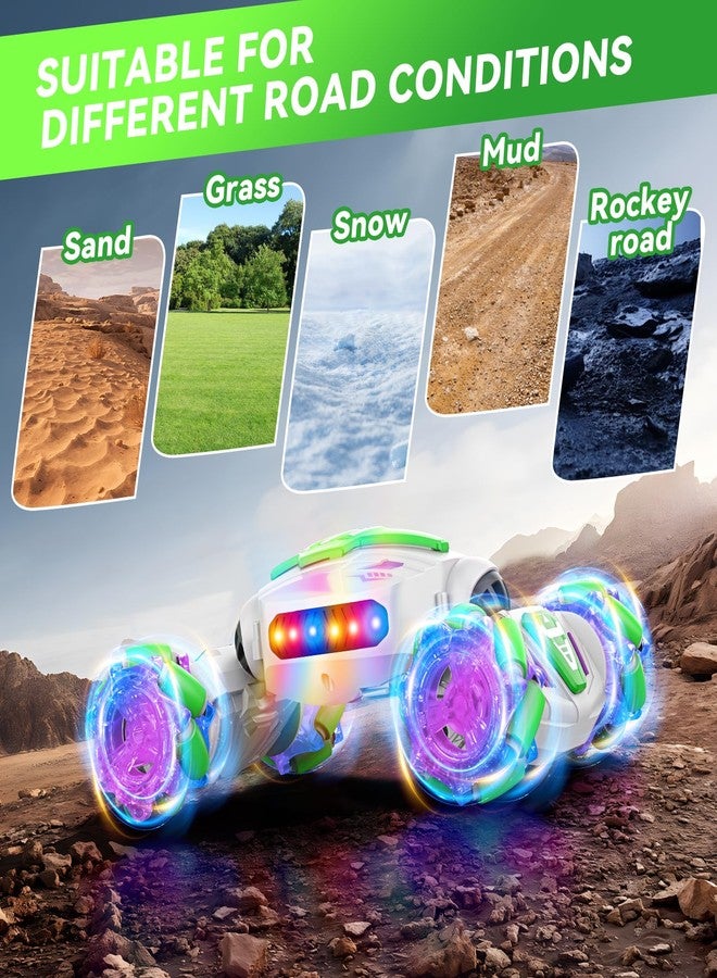 Nicella Gesture Sensing RC Stunt, Remote Control Car 360° Rotating 4WD 2.4Ghz RC Cars Transform Hand Controlled Car Toys with Light & Music, Best Gifts for Boys Age 6-7 8-12 - Image 5