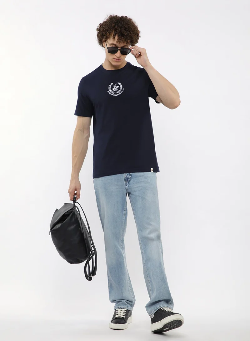BEVERLY HILLS POLO CLUB  Graphic Crew Neck T-Shirt for Men | Best Price UAE