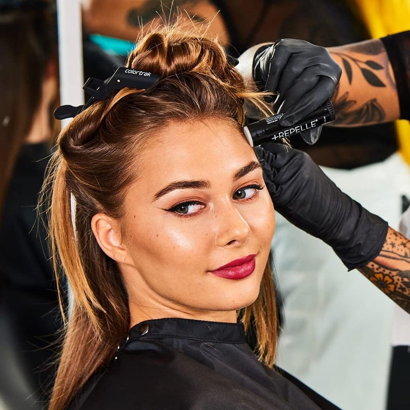 Colortrak Premium Grip Reusable Powder Free Latex Gloves - Black, 20 Count - Image 5