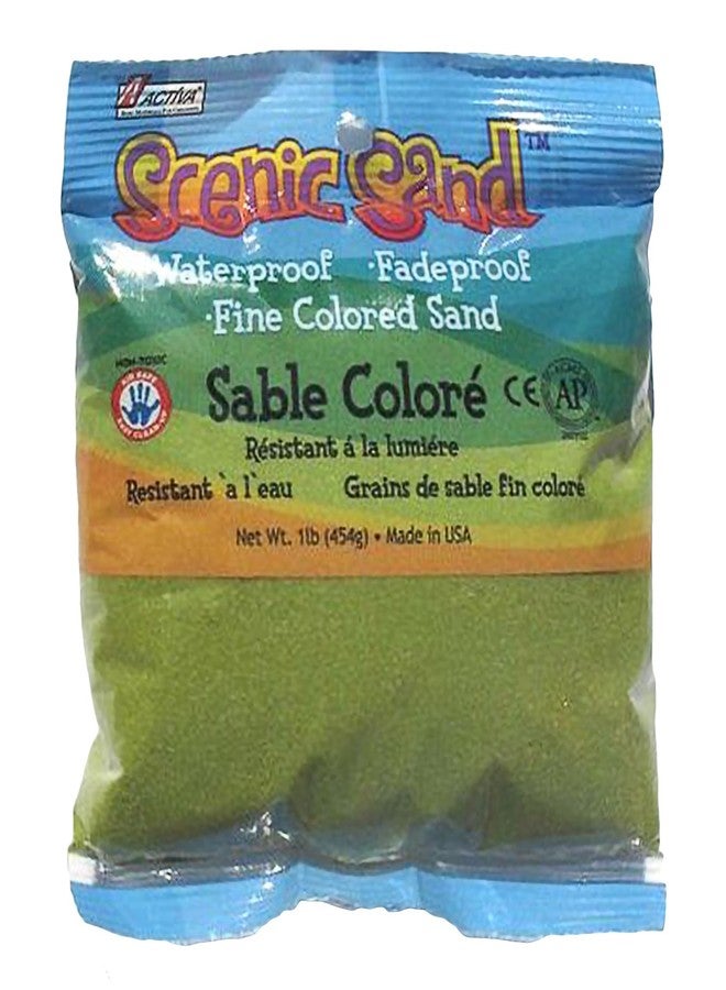 Activa Scenic Sand Activa Bag of Colored Sand 1 lb - Sage - Image 1