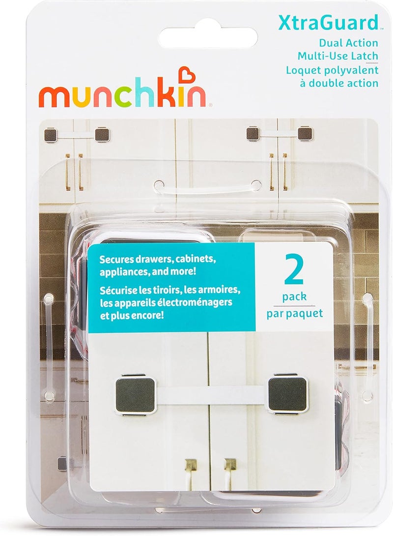Munchkin Xtraguard Dual Locking Multiuse Latch, Pack Of 2 - Image 4