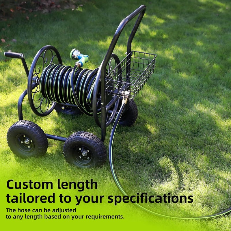 WORTH Leader Garden Hose 3/4 in. x 25 ft. -No Kink, Flexible, Leakproof, Male/Female -Heavy Duty Durable 5 Layers PVC Rubber Lightweight Water Pipe for Gardening, Agriculture & Lawn Care -500PSI Burst - Image 5
