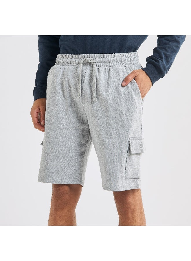 FAV - Solid Flexi Waist Shorts with Drawstring Closure - Image 1