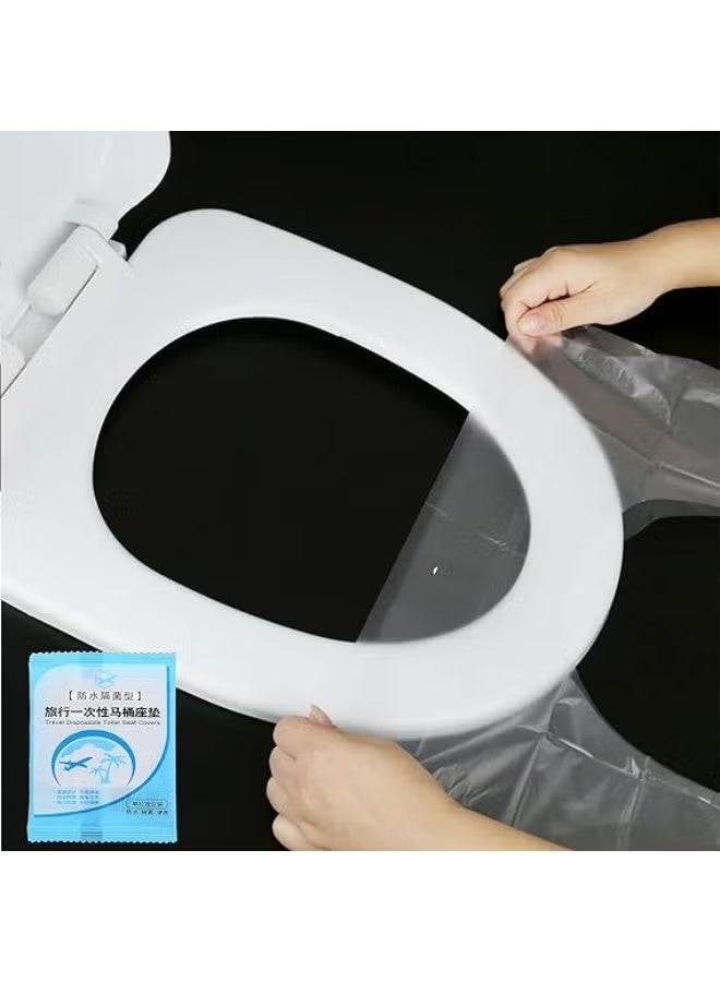 50 pieces of disposable travel toilet seat waterproof portable WC seat cushion toilet seat travel business convenient toilet daily independent packaging - Image 4