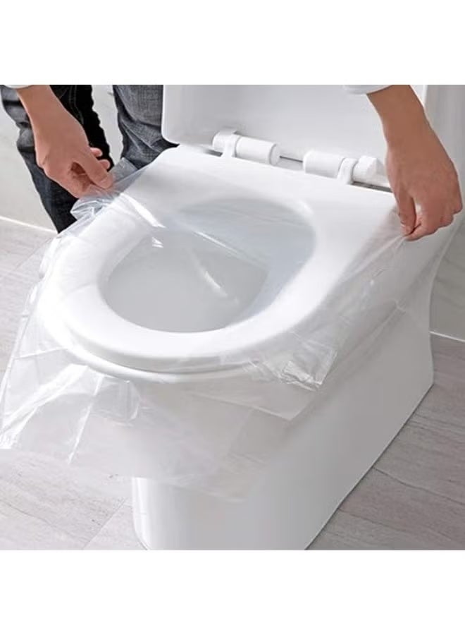 50 pieces of disposable travel toilet seat waterproof portable WC seat cushion toilet seat travel business convenient toilet daily independent packaging - Image 3