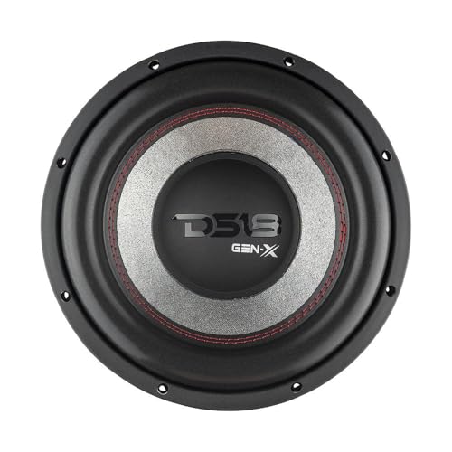 DS18 GEN-X104D Subwoofer in Black - 4 Layer Black Aluminum Voice Coil, 10", 800W Max Power, 400W RMS, Dual 4 Ohms, DVC - Powerful Car Audio Bass Speaker (1 Speaker) - Image 3