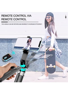 Generic Selfie Stick with Light,Long Selfie Stick with Tripod Stand,Bluetooth Mobile Selfie Stick for Mobile Phone,1.8 m, Makeup,Selfie,Vlogging,Youtube,Live,Iphone , P180  - Image 2