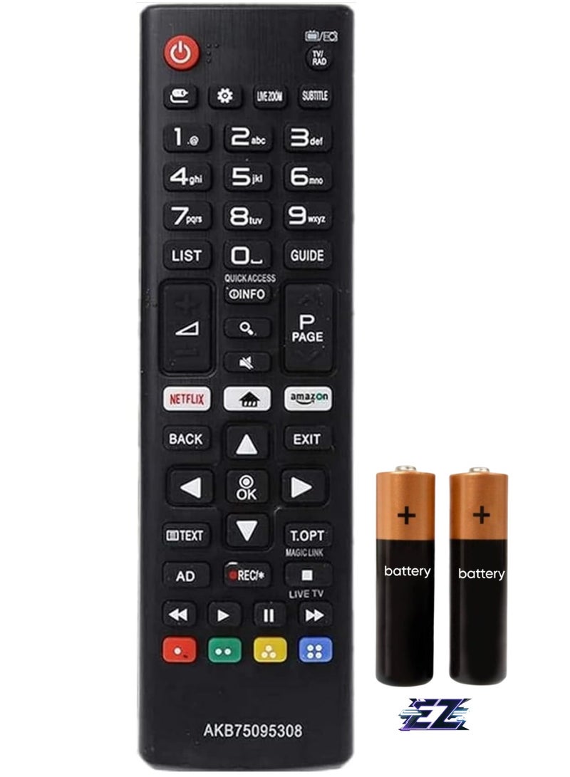 ELTRAZONE Original remote control for LG AKB 75095308 akb75095308 with battery - Image 1