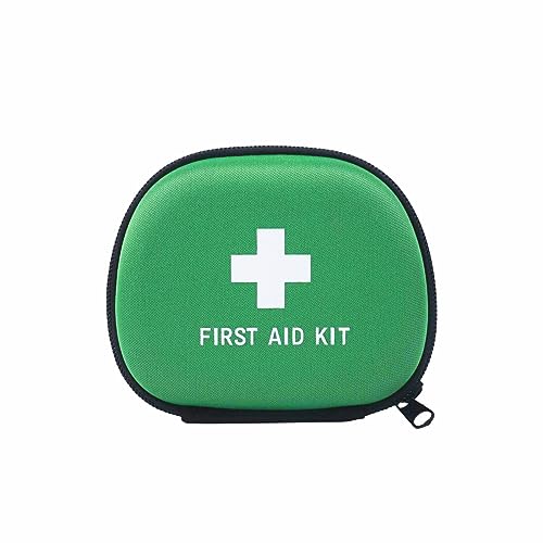 Jipemtra First Aid Hard Case Empty, First Aid Hard Case First Aid EVA Hard Red Medical Bag for Home Health First Emergency Responder Camping Outdoors (Green Small) - Image 3