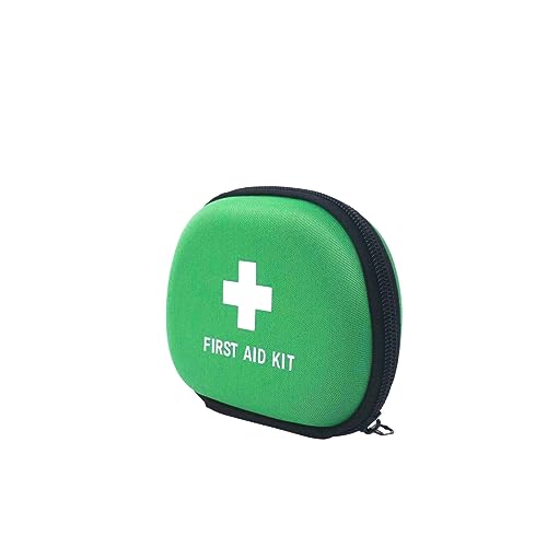 Jipemtra First Aid Hard Case Empty, First Aid Hard Case First Aid EVA Hard Red Medical Bag for Home Health First Emergency Responder Camping Outdoors (Green Small) - Image 5