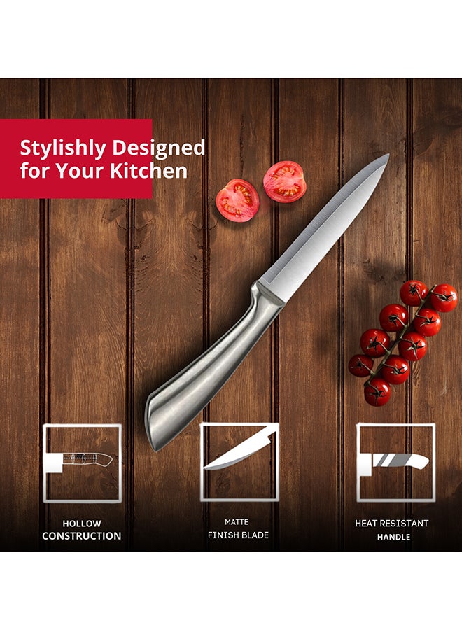 Feelings Stainless Steel Knife Heavy-Duty Meat & Vegetable Chopper with Ergonomic Handle Size 12 cm (KQ0810) - Image 5