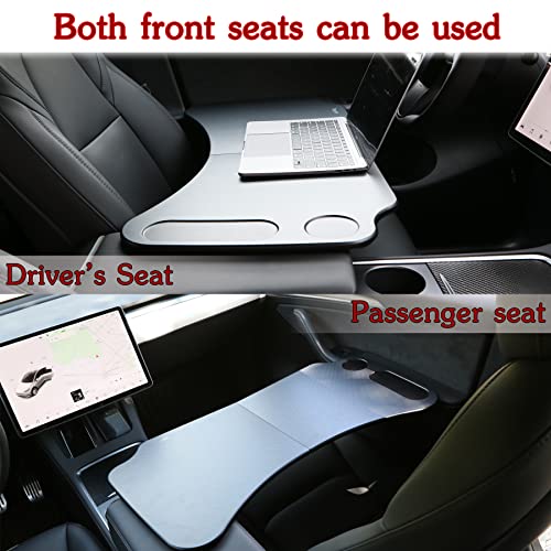 EVFITUS for Tesla Model Y 3 Cybertruck Food Tray Desk for Laptop Foldable Car Table for Eating Travel Multipurpose Tray for Driver Accessories - Image 5