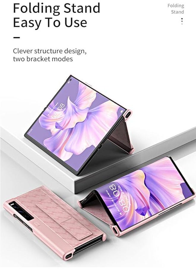 Generic - Phone case for Huawei Mate Xs 2, all-inclusive phone case with hinge and video holder, foldable leather case for Huawei Mate Xs 2 - Image 1