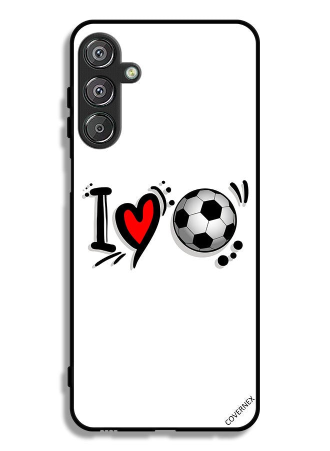 Covernex Samsung Galaxy A16 4G Protective Case Cover I Love Football  - Image 1