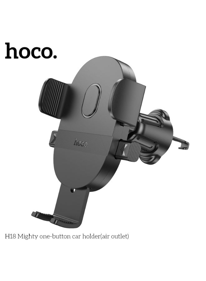 هوكو. حامل سيارة H18 Mighty بزر واحد (مخرج هواء) - Image 3