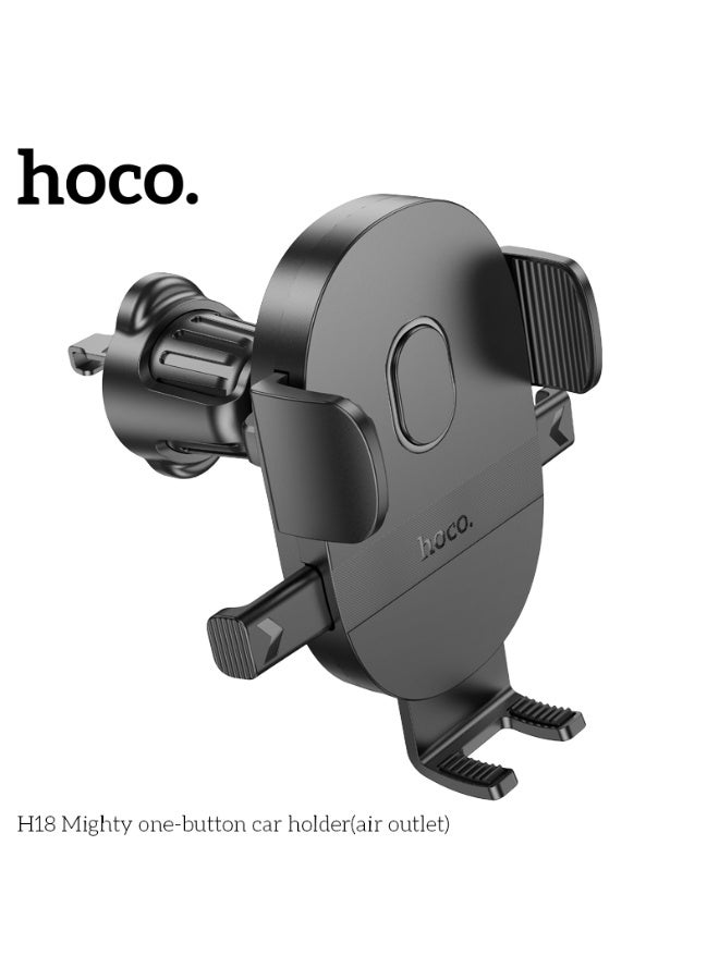 هوكو. حامل سيارة H18 Mighty بزر واحد (مخرج هواء) - Image 4