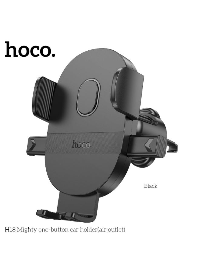 هوكو. حامل سيارة H18 Mighty بزر واحد (مخرج هواء) - Image 1