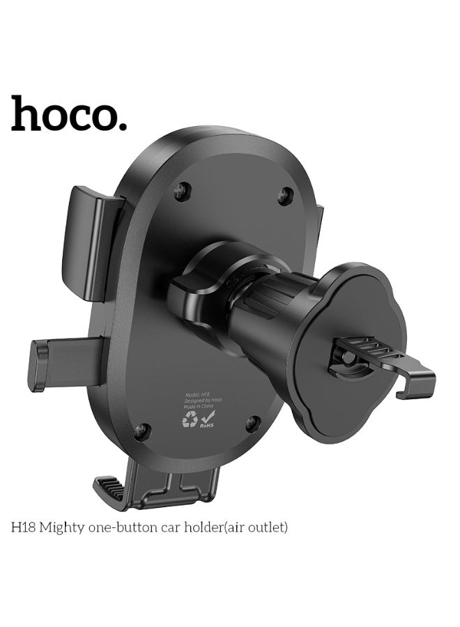 هوكو. حامل سيارة H18 Mighty بزر واحد (مخرج هواء) - Image 5