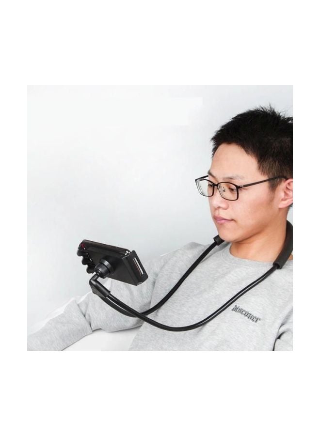 حامل هاتف يعلق على الرقبة أسود - Image 2