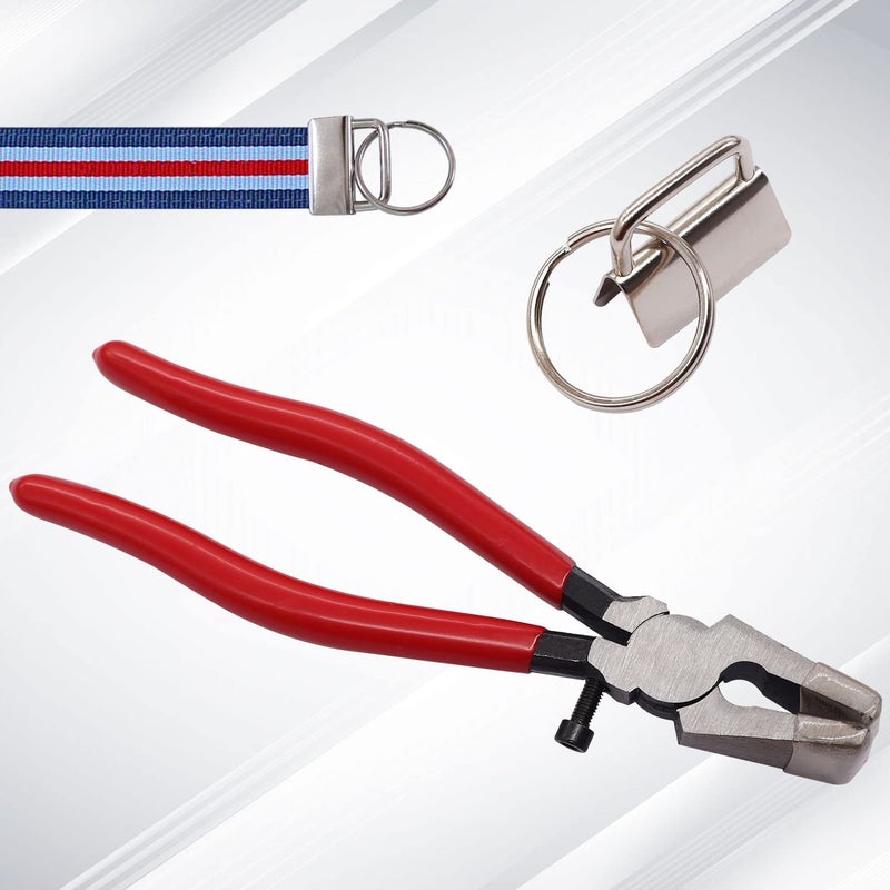 Weideer 15 Set Key Fob Hardware with Plier for Wristlet Key Fobs/Lanyards/Chains - K-082-15 - Image 2
