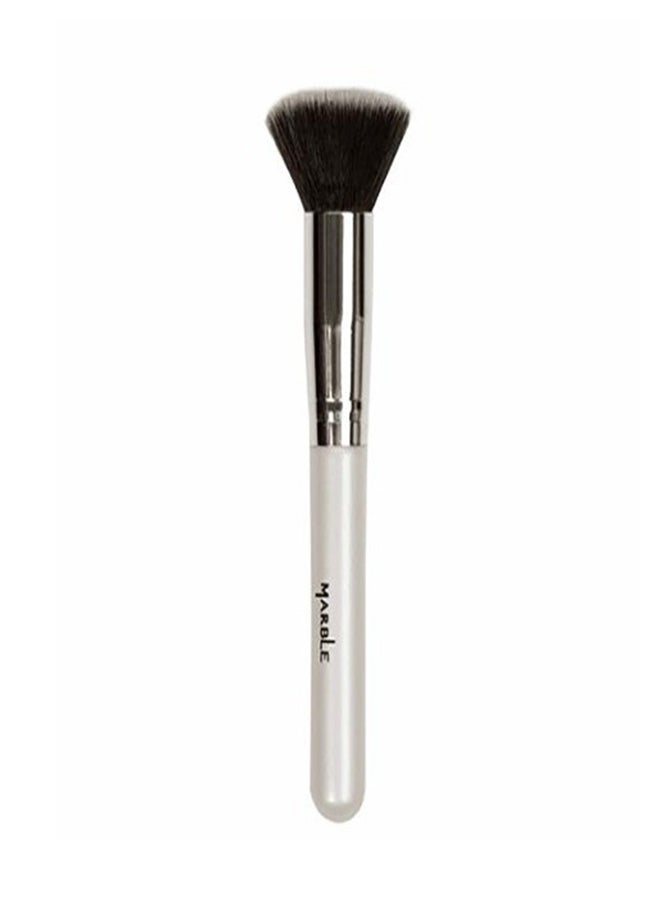 Blush Face Makeup Brush White/Silver