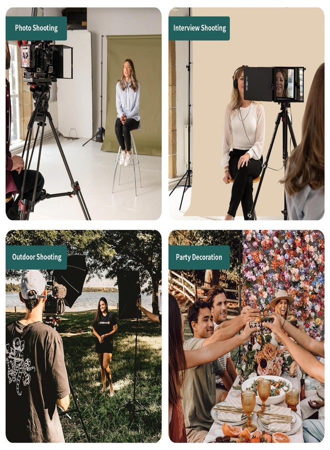 Kate Photo Backdrop Stand 10x8.5ft Adjustable Background Stand Kit for Photography (Indoor/Outdoor) and Party Decorations - Image 5