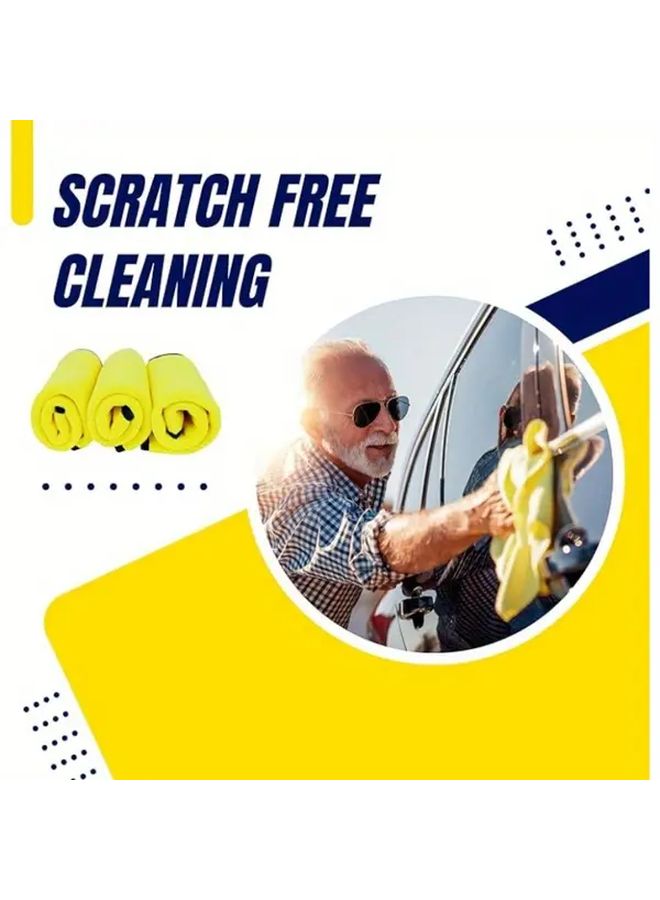 5 Pieces Large Microfiber Cleaning Towels 23.6 X 11.8 Inches Absorbent For Cars Pets Home Kitchen Bathroom Durable Easy Clean Car Polishing Fishing Supplies - Image 2