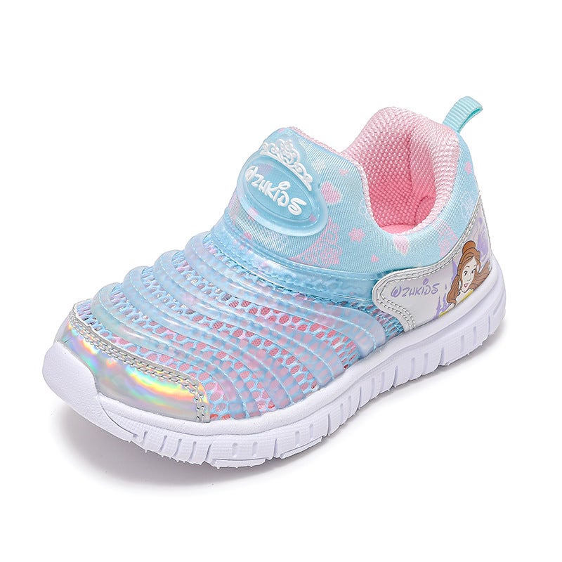 1809 Children''s Shoes Children''s Caterpillar Sneakers Spring and Summer Slip-on Baby Shoes Breathable Single Mesh Mesh for Boys and Girls - Image 4