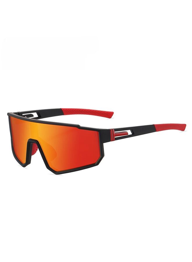 Kids Sports Sunglasses 8-14 years old Boys Girls Baseball Sunglasses Frames Kids Sports Sunglasses,Sports Glasses Sunglasses,Outdoor Sunglasses for Softball Bike Baseball Golf(RED) - Image 1