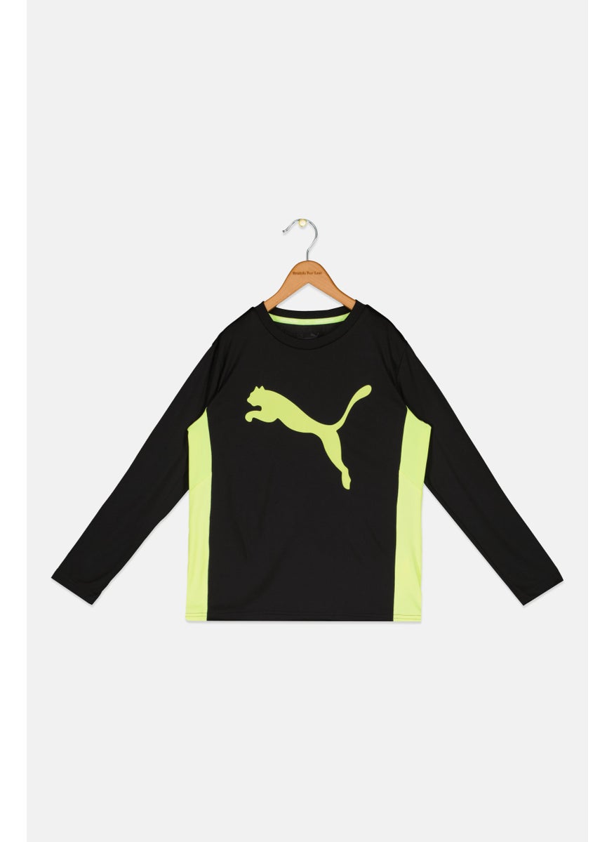 PUMA - Kids Boy Brand Logo T-shirts, Black - Image 1