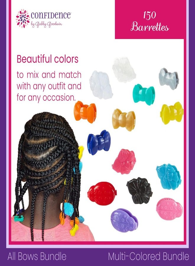 Confidence by GaBBY Goodwin - All GaBBY Bows Bundle - Non-Slip Barrettes – Bows that Stay in Place and Don't Slide Out – Double Sided Snap – 140 Pack – 14 Colors - Image 4
