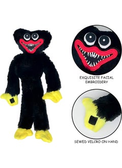 MAGIC VAULT Poppy Playtime Huggy Wuggy Plush Toy - Scary and funny plush doll,suitable for fans and friends (Black+Rainbow)  - Image 5
