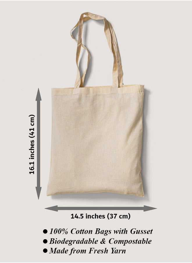 FORZA RAGAZZI - Reusable Eco-Friendly Cotton Canvas Tote Bag/ Shopping/ Shoulder Bag Gorilla Head - Image 1