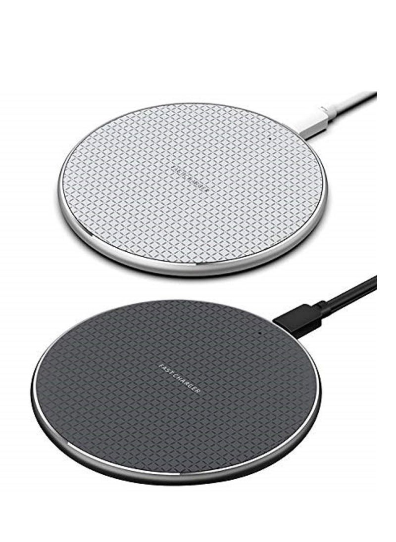 SYOSI - Slim Wireless Charger, Universal 10W Wireless Fast Charging Pad (All Mobile Devices) Compatible with iPhone/Android/Apple/Samsung Models/Galaxy S21/S20 Ultra/S10/S9/Note 10, Pixel 5/4 XL  (Black) - Image 1