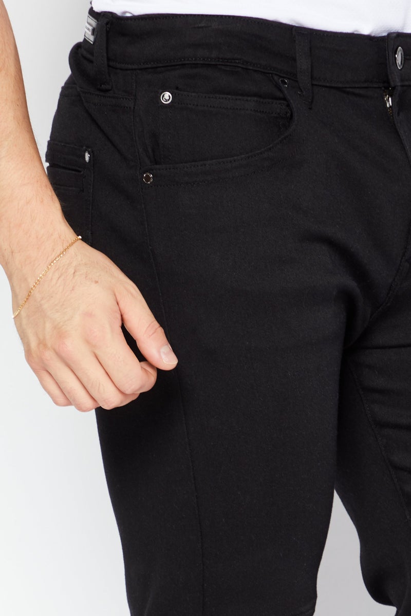 Karl Lagerfeld سروال تشينو عادي للرجال، أسود - Image 3