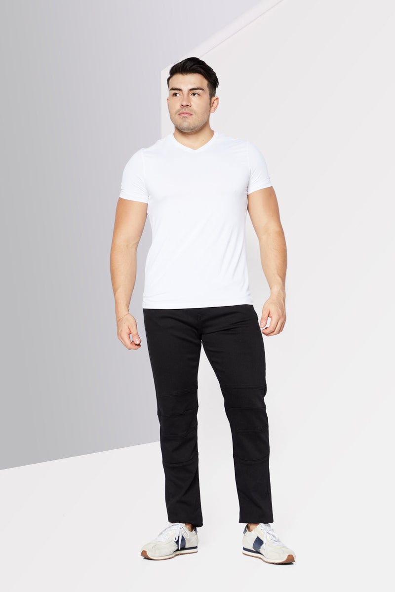 Karl Lagerfeld سروال تشينو عادي للرجال، أسود - Image 2