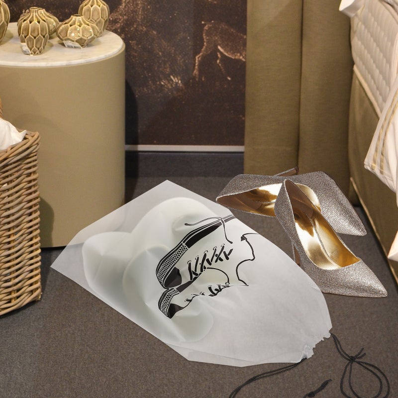 5pcs Drawstring Shoe Storage Bags Portable Shoe Bags Travel Shoes Dust Bags for Travel Closet - Image 5